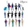 12pcs/SetKpop Demon Hunters Figure Model Toy PVC Cartoon Gaming Peripherals Desk Decoration Collection Figures Model Toy For Kid