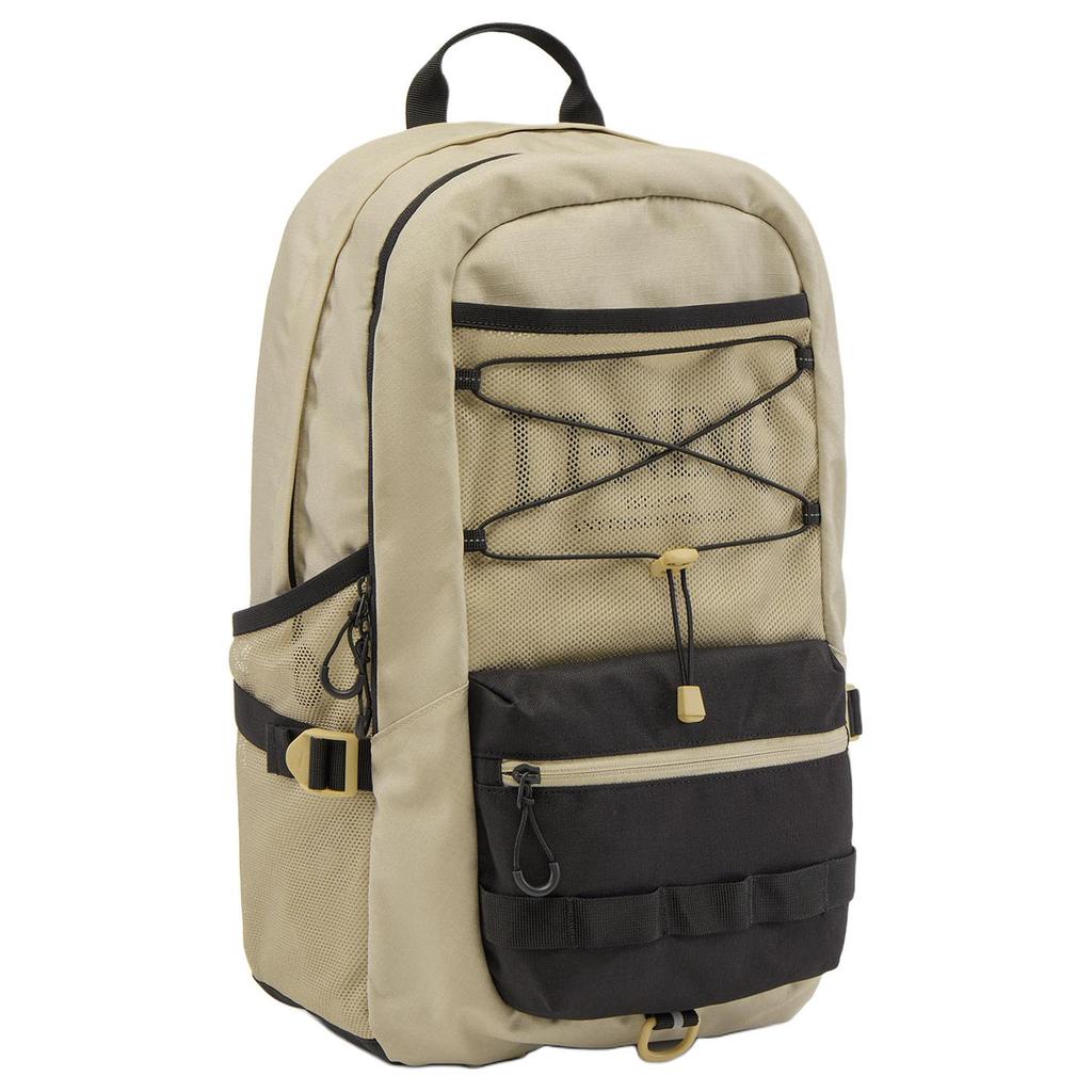 Li Ning Sports Life Collection Polyester Backpack Unisex Plain Khaki ABSV241-2