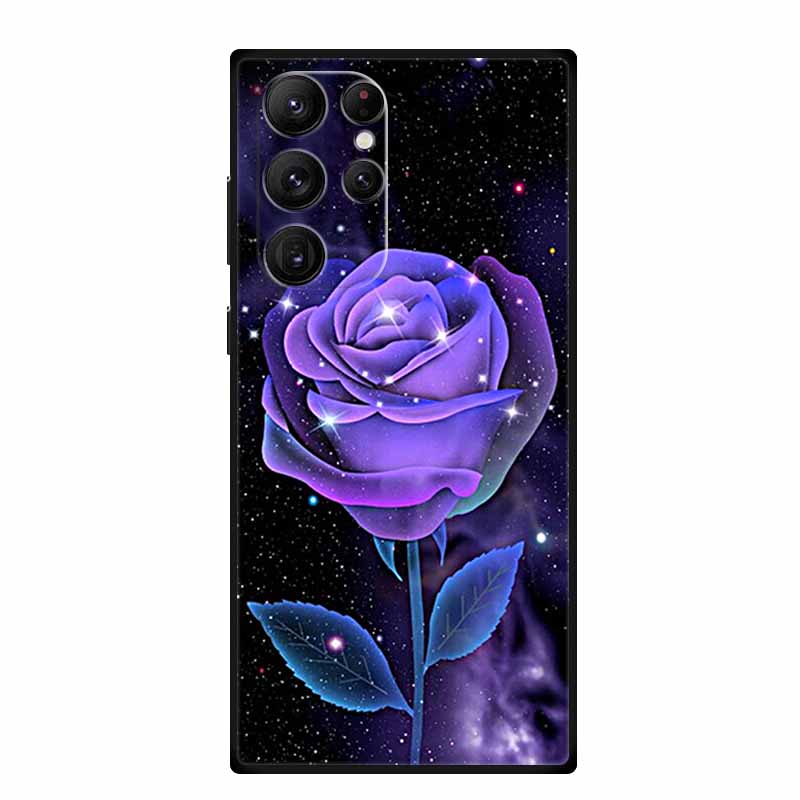 For Samsung S23 Ultra Phone Case Cover S23Ultra Black Silicone Soft Back Case For Samsung Galaxy S22 S23 Ultra Case S 23 Ultra