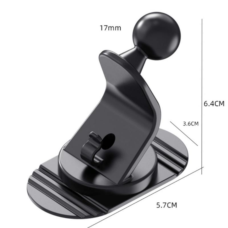 Adjustable Car Air Vent Mount Holder With 17mm Ball Head For Mobile Device Support Stable Phone Positioning During Drive