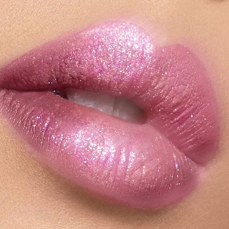 Rossetto perlescente lucido diamante Rossetto esplosivo Rossetto paillettes Rossetto glitterato lucido fine a lunga tenuta, impermeabile e idratante