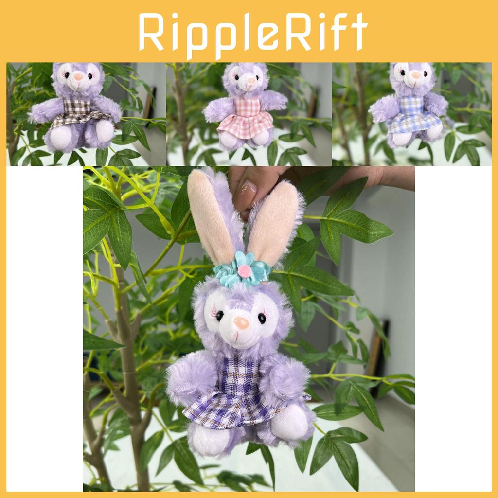 Sweet Rabbit Starry Plush Doll Keychain Fluffy Soft Toy Great Idea Gift