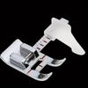 1pc Sewing Machine Presser Foot White with Ruler Guide for Home Use - Home Crafting Tool with Measurement Markings, Sewing Machine Accessories
