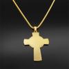 **Holy Body Halo Cross Necklace In Stainless Steel**