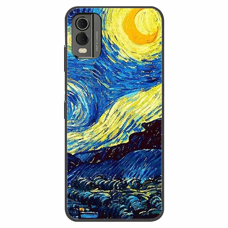 For Nokia C32 Case Shockproof Soft silicone TPU Back Cover For Nokia C32 C 32 Phone Cases NokiaC32 Cute Cartoon Fundas Shells