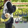 Hands-Free Cat Carrying Bags Oxford Cloth Travel Shoulder Bag New Mesh Sling Bag  for Outdoor