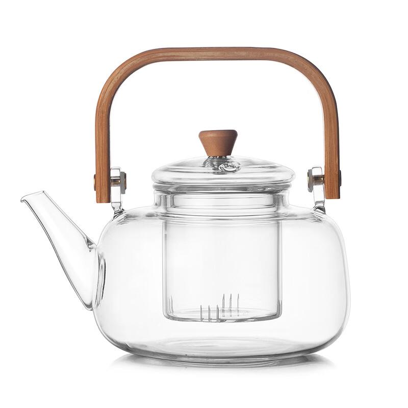 High Borosilicate Glass Teapot with Beam Handle