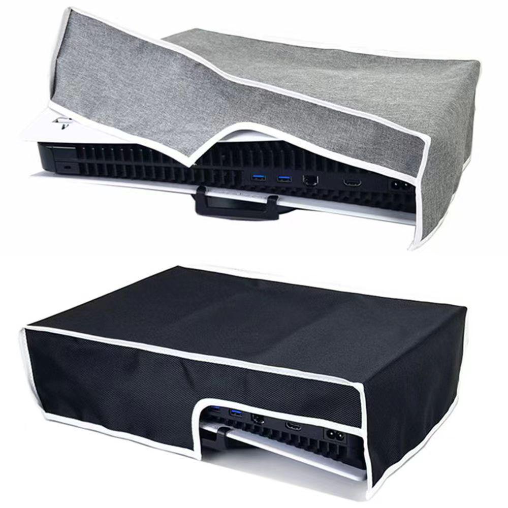 PS5 Horizontal Dust Cover: Moisture-Proof, Simple Cloth Protection for Console