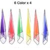 24pcs Juggling Scarves Dance Scarf Magic Scarves Musical Square Movement Scarves For Kids And Adults, 60 X 60 Cm In 6 Colors