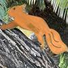 1/4/5Pcs Animal Garden Decor Metal Rusty Bird Silhouette Garden Decoration Chick Duck Squirrel Iron Art Stake Ornament