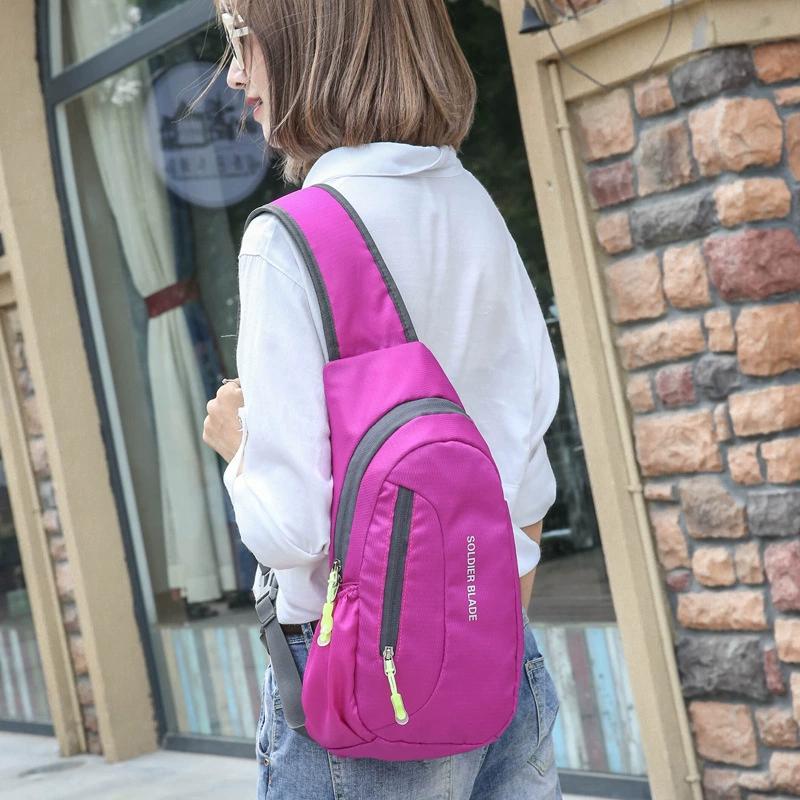Women's Crossbody Bag 2022 New Bag Tide Leisure Sports Shoulder Backpack Mountain Climbing Large Capacity Crossbody Bag Breast Bag