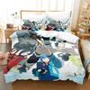 Anime DRAMAtical Murder Game Bedding Set Duvet Cover Bed Set Quilt Cover Pillowcase Comforter King Queen Size Boys Adult Bedding