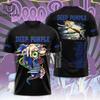 DEEP PURPLE Rock Band 3D Print T Shirt All Size S-5XL Unisex T-Shirt
