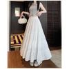 Zuose 2026 Summer Chiffon High Waist A-Line Skirt