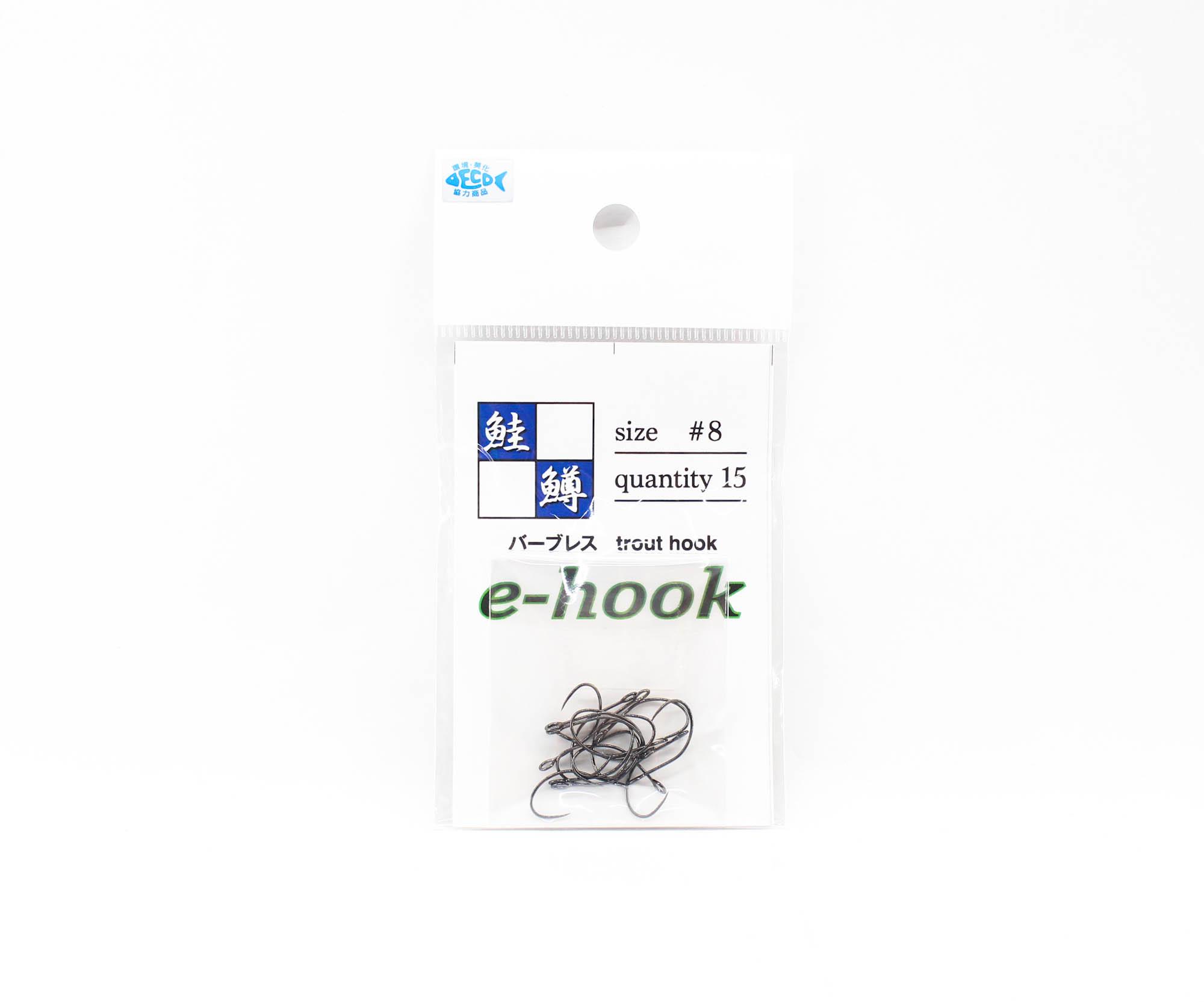 

Крючок Jackall E-Hook, одинарный крючок для форели, размер 8 (8161)