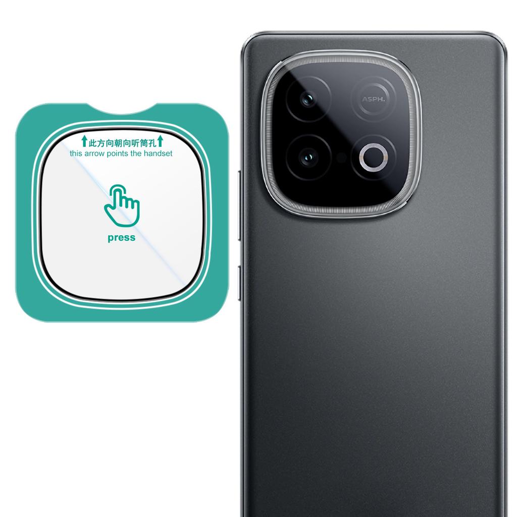 IMAK For vivo iQOO Z10 Turbo Pro 5G/Z10 Turbo 5G Camera Lens Protector Tempered Glass Lens Film with Self Positioning Frame