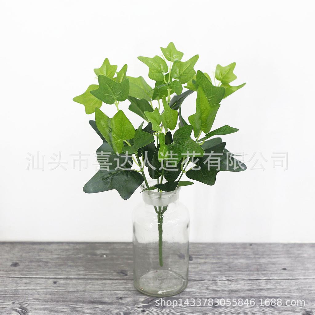 Leaf Simulation Aquatic Plants 7 Forks, Green Dill Leaves, Evergreen Sweet Potato Leaves Inserted Into Pots, Shooting Props For Landscaping