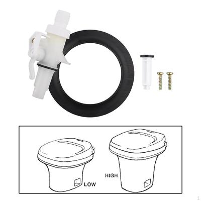 13168 RV Toilet Water Valve Kit Replacement Professional Spare Parts Sturdy High Performance