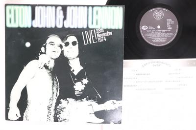 LP-Schallplatte ELTON JOHN JOHN LENNON Live 28. November 1974 K28P200 DJM 1981 Japan Rock Gebraucht