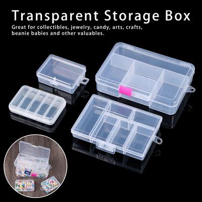 12 Styles Clips Boxes Home Organization Pill Storage Supply Jewelry Diamond Container Craft Bead Holder Storage Box