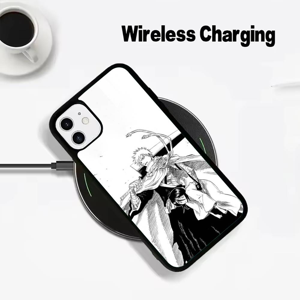 

Hot anime-B-L-E-A-C-H Phone Case For IPhone17 16 15 14 13 12 11 Pro Max 16/15/14Plus Wireless Charger Cover Funda iPhone16Pro