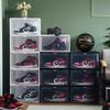 Sneakerbox Transparente Plastikschuhbox Stapelbarer Schrank Aufbewahrungsbox Verdickt High-Top Staubdicht Schublade Schuhorganisatoren