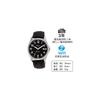 Citizen Q&Q Analog Waterproof Watch Date Leather Strap D026-305 Men's Black