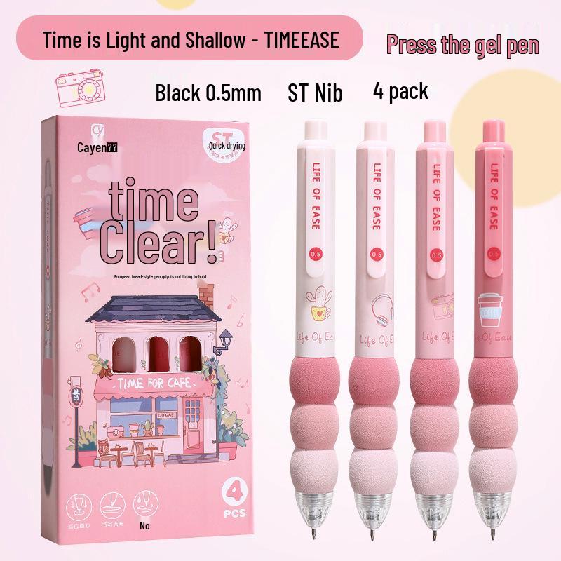 

Soft Grip 0.5mm Capybara Cartoon Pen for Stress Relief - Cute Neutral Pen for Primary Students 0.5mm
