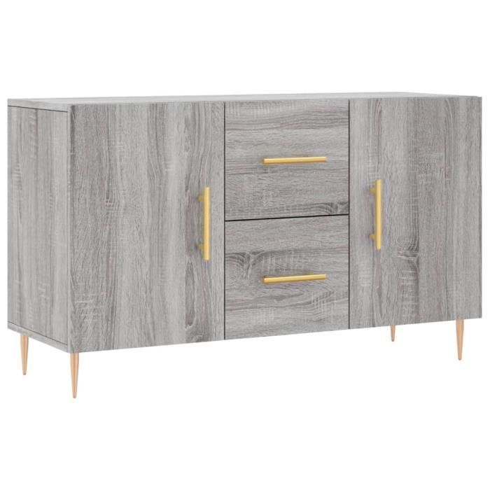 VidaXL Buffet sonoma gris 100x36x60 cm bois d'ingénierie 828162