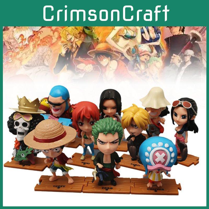 Premium Pvc Anime Figurines Collection Of 10 Luffy Zoro Chopper Nami Usopp