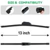 Erick's Wiper 13" Rear Wiper Blade For Kia Cerato YD 2012 - 2017 Windshield Windscreen Clean Tailgate Window