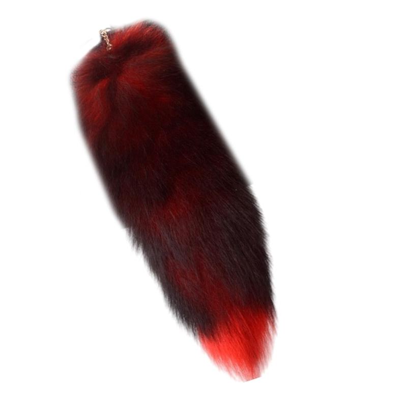 Futrzany Plecak Wiszące Dekoracje Ogon Lisa Breloczek Cosplay Futra Zabawka Urok Wisiorek