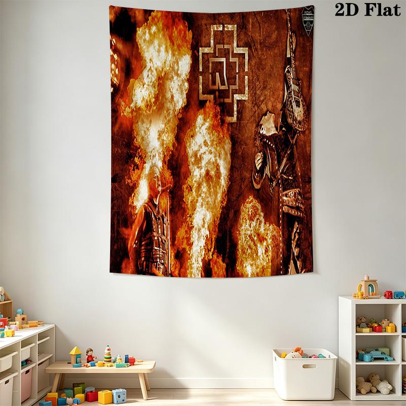 Rammstein Album Cover Mystery Bedding 1 Duvet Cover 2 Pillowcase Without Core Soft And Comfortable Duvet Cover And Pillowcase