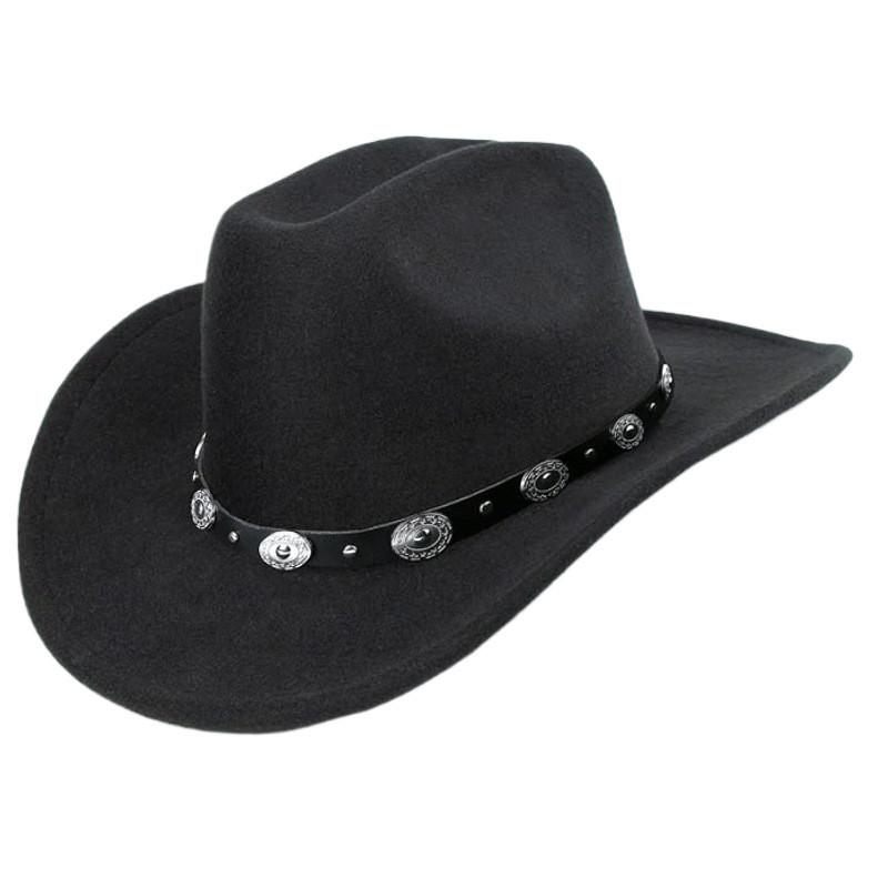 Cowboy Hat For Men Women With Sun Protection Wide Brim Polyester Summer Fashion Style
