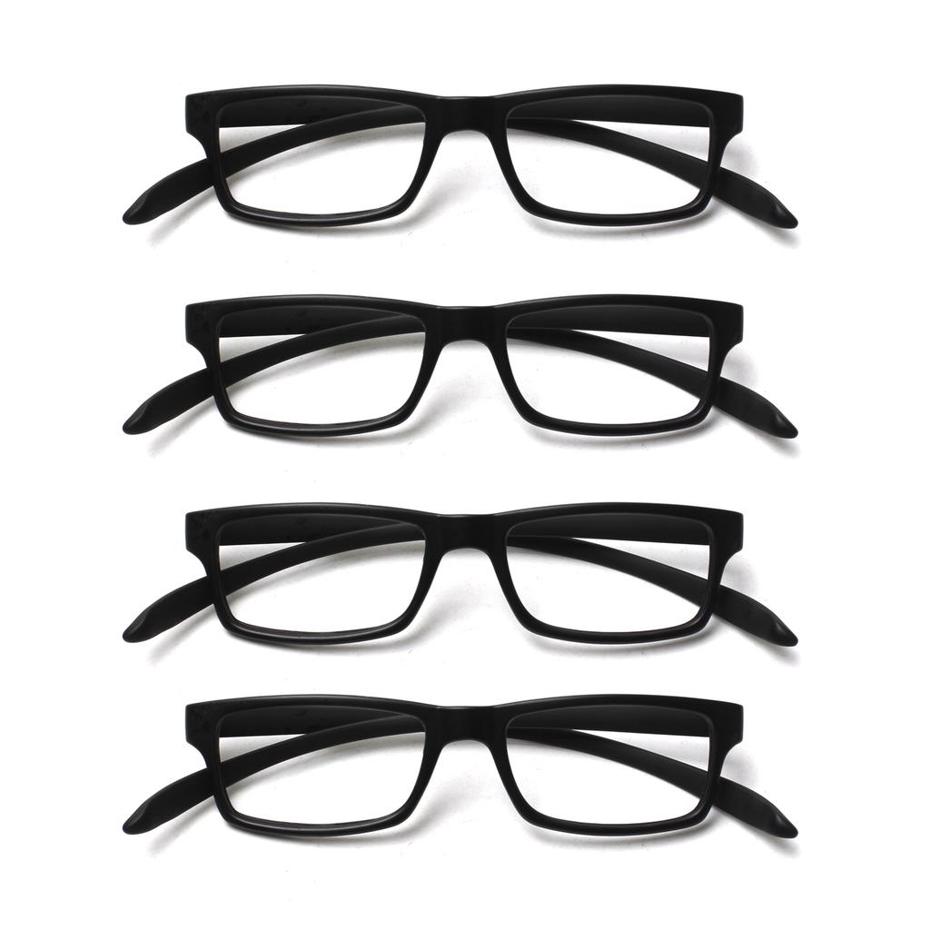 Turezing Rectangular Reading Glasses For Women Soft Temples Hanging Neck Design Comfortable Hd Clear Lens Prescription Eyewear