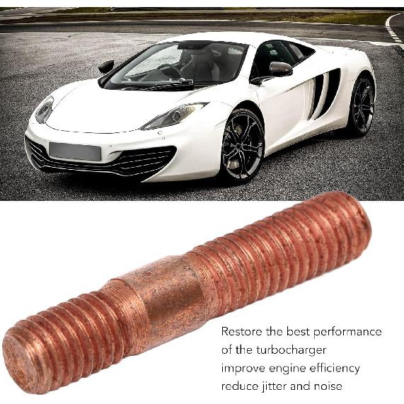 Piping & Piping Kits,8 Pcs M8 1.25 Threaded Turbo Studs Kit 8Mm Metal Alloy High Pressure Manifold Stud Bolt Nut Hardware