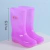 Tall tube thickened rain shoes women's waterproof shoes women's outer wear rain boots non-slip warm quick-drying water boots rubber shoes