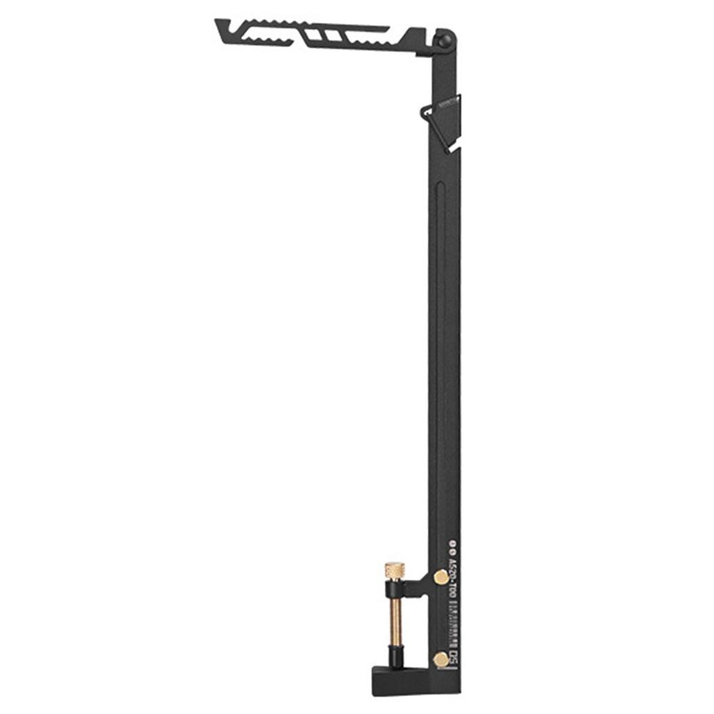 

SHINETRIP A484-H00 Portable Outdoor Light Bracket Desk Light Stand with Hook 8 Adjustable Height A