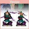 Exquisite Anime-PVC-Figur, handgefertigte Zoro-Tischdekoration im Dreischwert-Stil