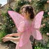 Organza Butterfly Princess Wings Sparkle Cosplay Elf Wings Costume Wings  Halloween Party