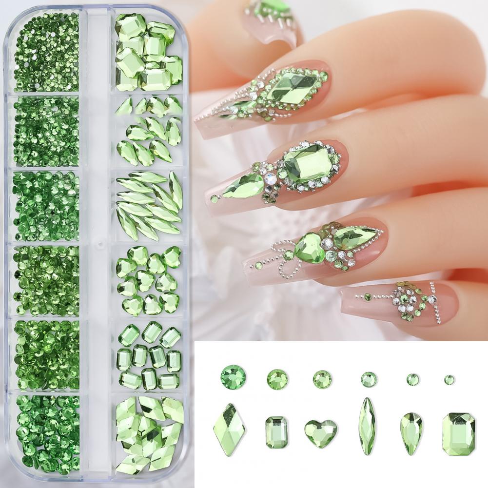 3d Nail Art Rhinestones Nail Art Accessories Exquisite 3d Nail Art Sparkling Rhinestones Charms for Stunning Diy Nail for Women