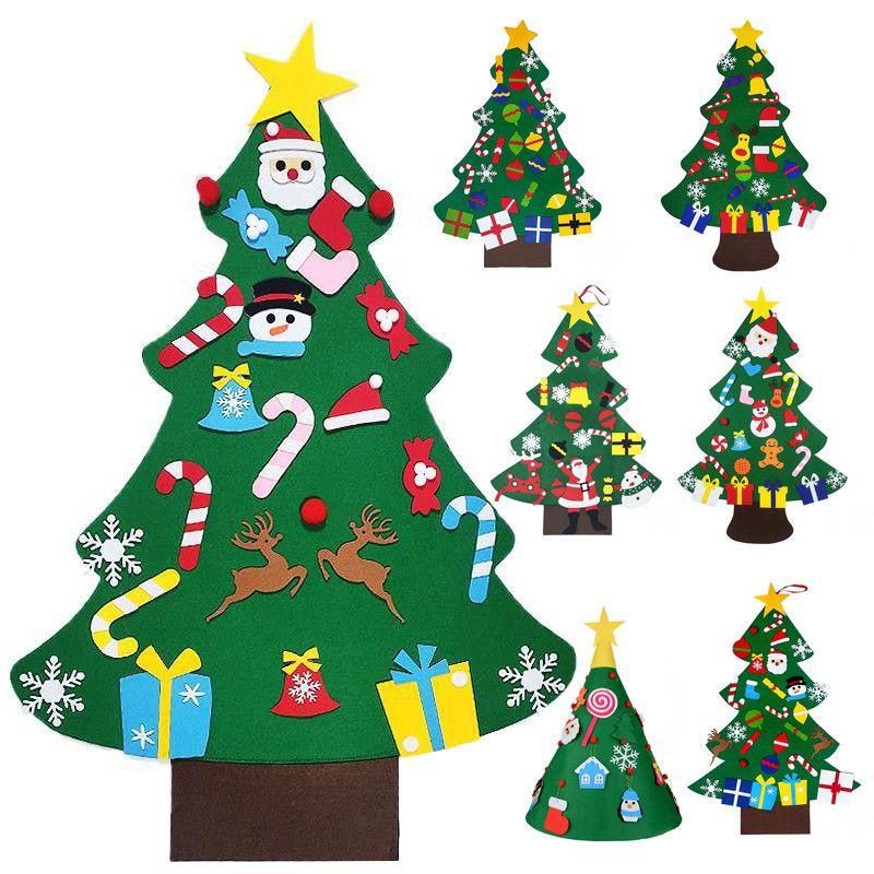 Unique Kids Diy Felt Christmas Tree Ornaments Great For Personalized Holiday Gifts