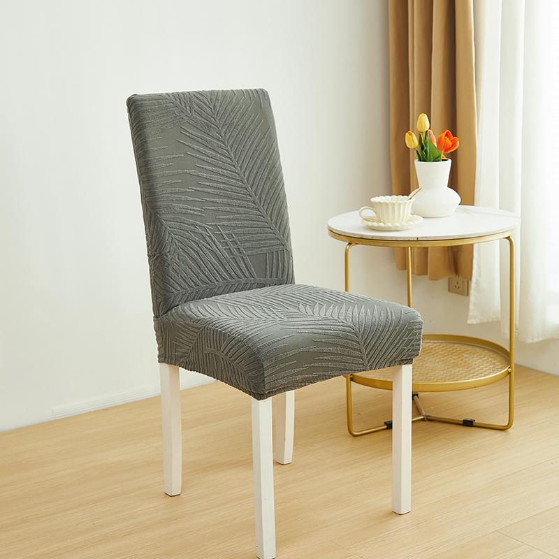 Waterproof Jacquard Dining Chair Covers, Chair Covers For Dining Room Stretch Kitchen Chair Protector Cover, Removable, Washable