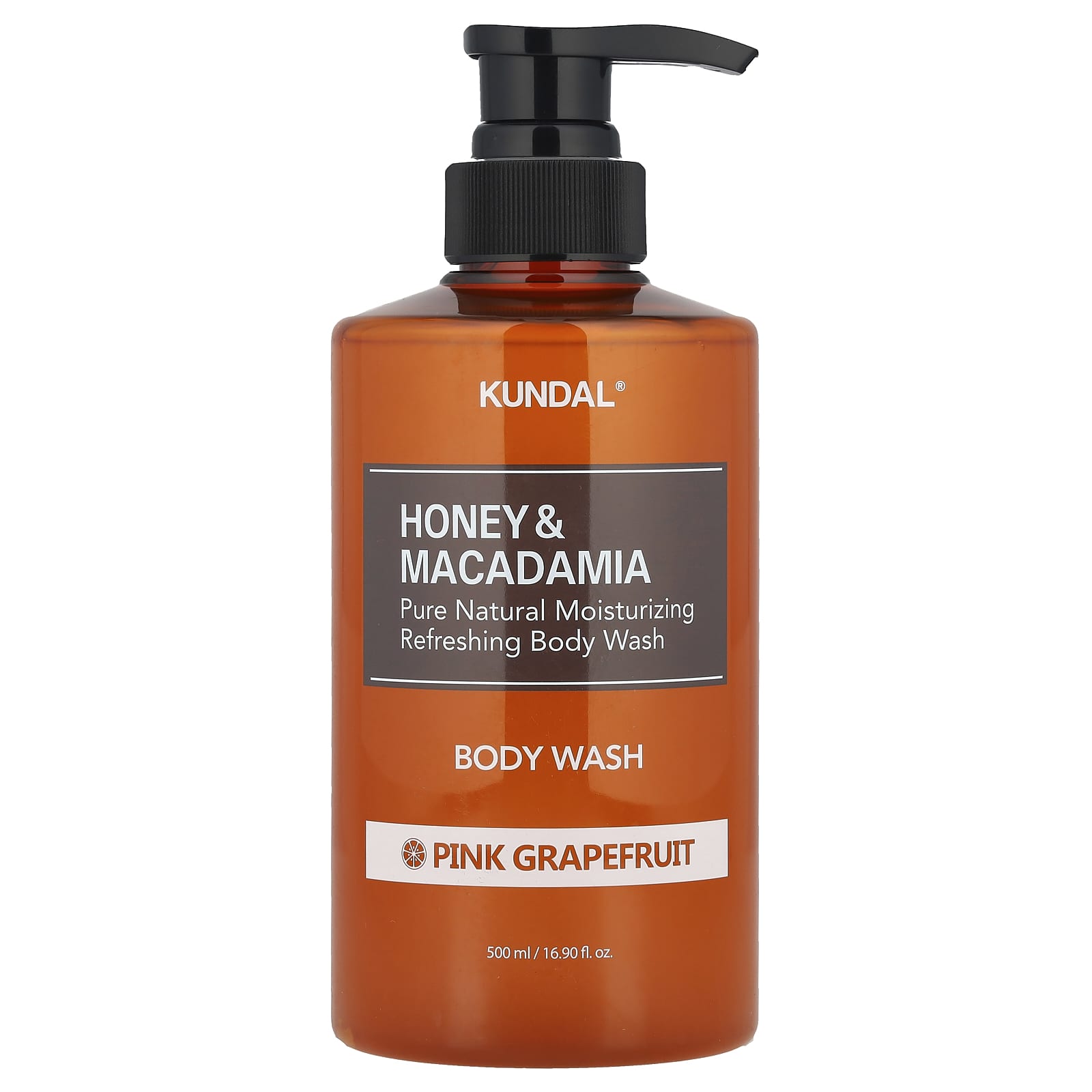 

Honey & Macadamia, Body Wash, Pink Grapefruit, 500Ml(16.9Fl Oz)