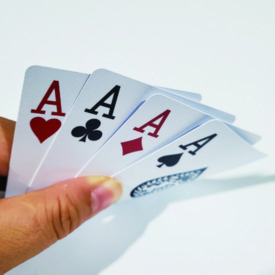 Embossed Plastic JJ Big Jumbo Hold'em Card 2 Types X 6p Set, Popular Korean Game
