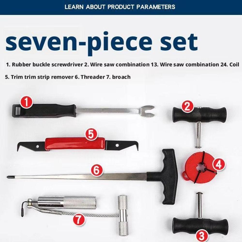 Zinc Zinc Alloy Steel Auto Glass Removal Tools Universal Windshield Installation Tools Automotive Repair