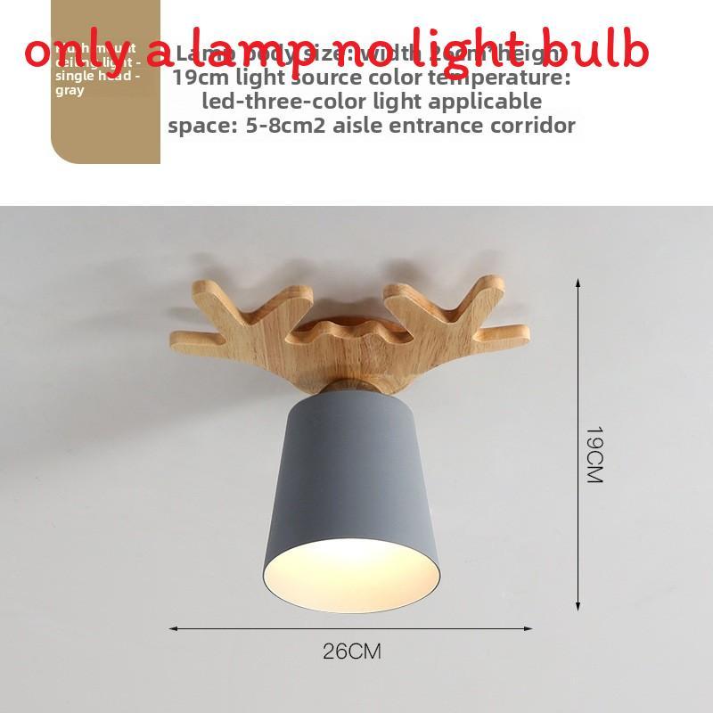 Nordic Modern Wooden Wall Lamp For Hallway And Entrance Decor