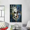 Horrific Mask Diamond Painting Kits Scary Mask Embroidery Stitch Arts Craft Full Diamond Wall Decoration
