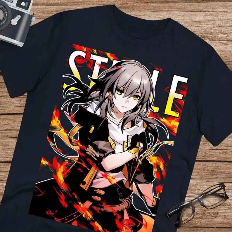 Anime Honkai Star Rail Stelle T Shirt Size S 4xl Black Size S 4xl S