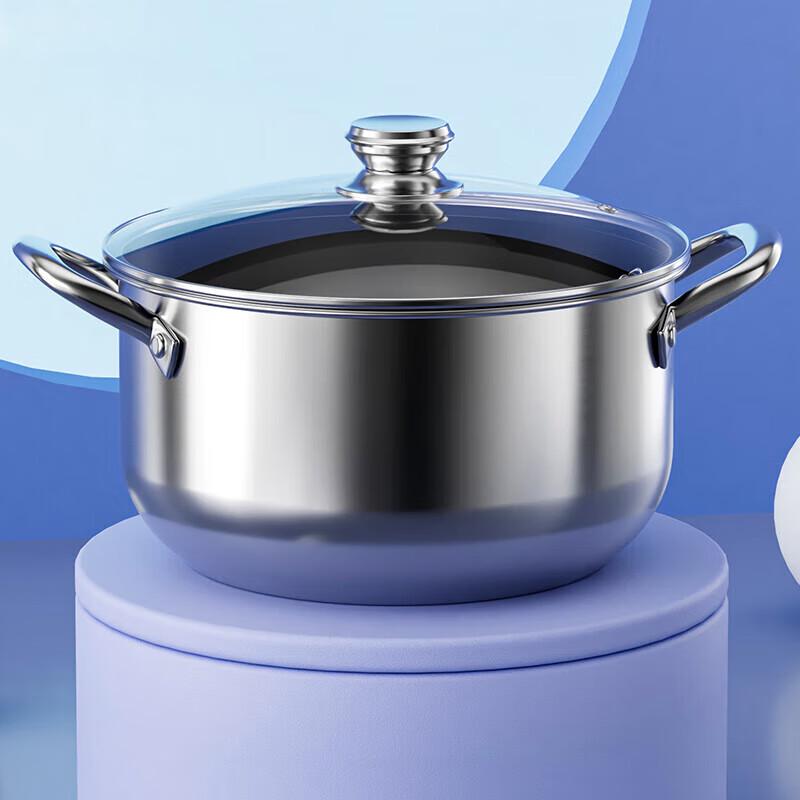 

KSISE 22cm Stainless Steel Multi-Function Soup Pot